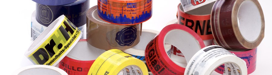 TapeTeam - Tape med tryk - Logotape - Banner - Forskellige tryk - Eksempler