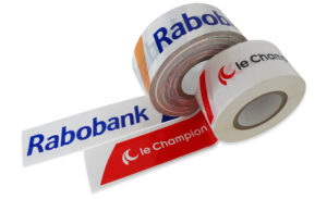 Tapeteam-Afspærringsbånd produkt logotape tape med tryk tape i flere farver