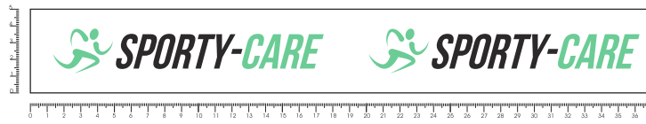 SportyCare kliche 2 farvet tryk