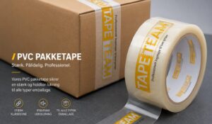 TapeTeam PVC Pakketape Tape med tryk Tape med logo